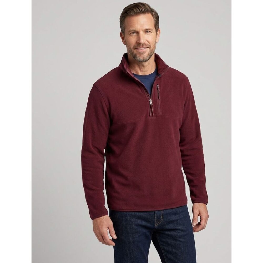 New Jos. A. Bank Traveler Performance 1/4 Zip Sweater Men's Size Medium